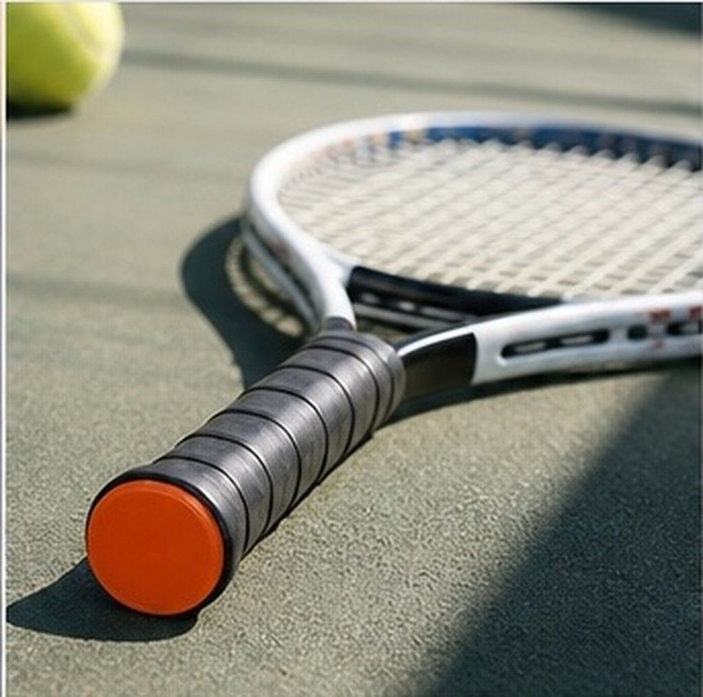 Badminton Racket Carbon - Silikon-Badminton-Schlägergriffkappe, Ersatz-Endkappe für Schlägergriff, Griff-Reparatur