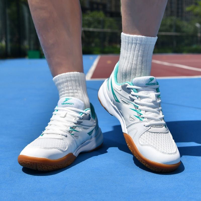 Badminton Shoes Men - Klassische Marken-Tischtennisschuhe, atmungsaktive Mesh-Hallenplatzschuhe, rutschfeste Badmintonschuhe,