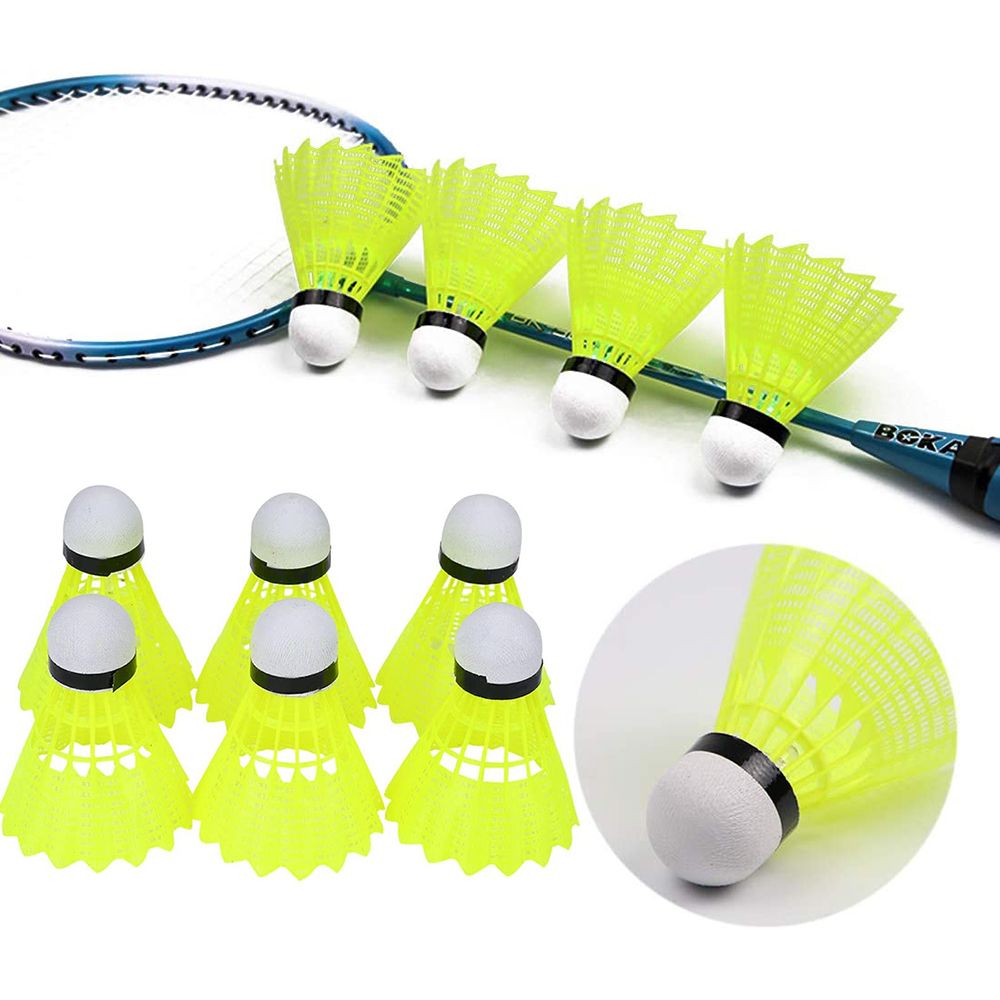 Feather Shuttlecock - Neue Plastik-Badmintonbälle Langlebige Stabile Nylon-Badminton-Sportbälle für