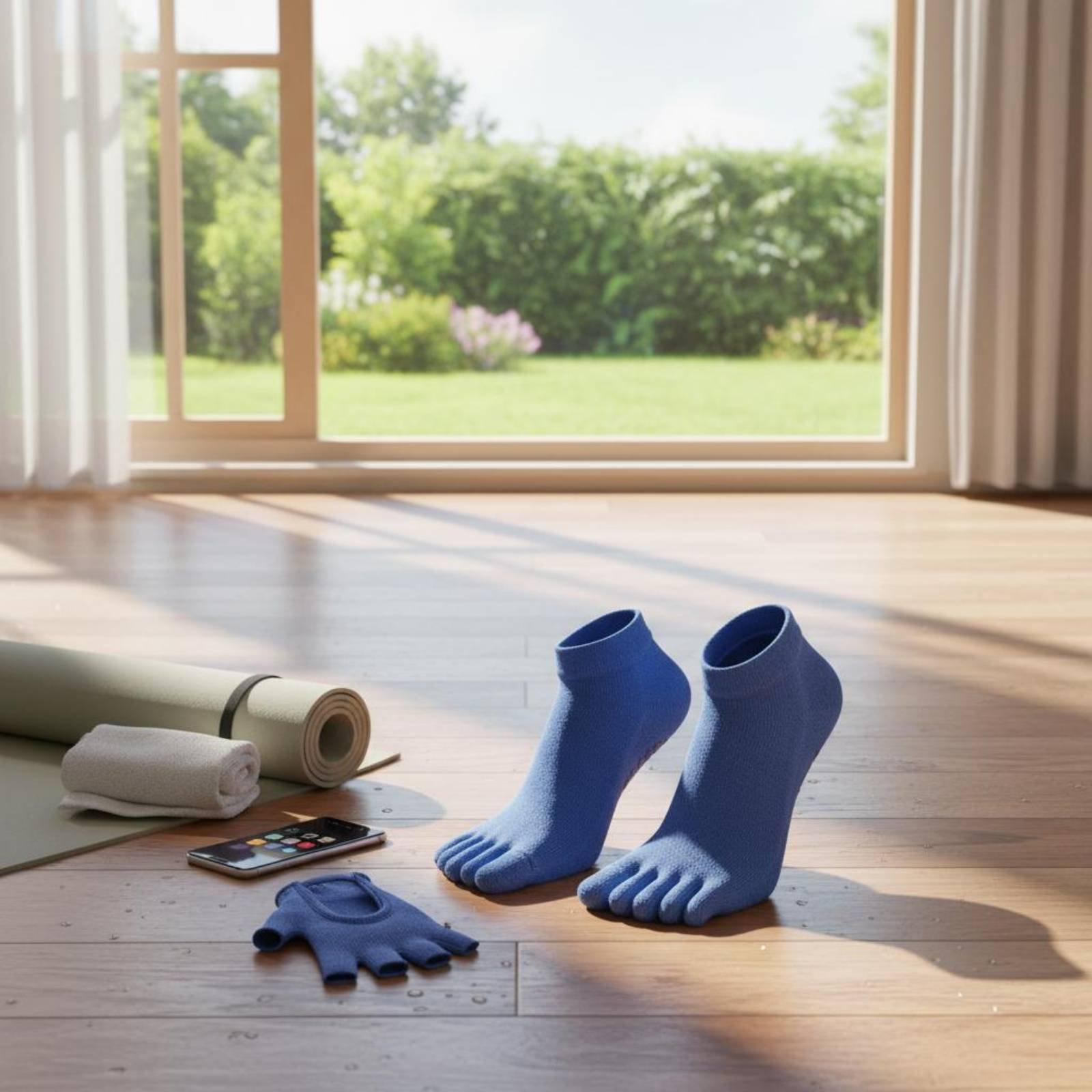 Sports Grip - Rutschfeste Sportsocken für Damen, Pilates-Kompressionssocken mit
