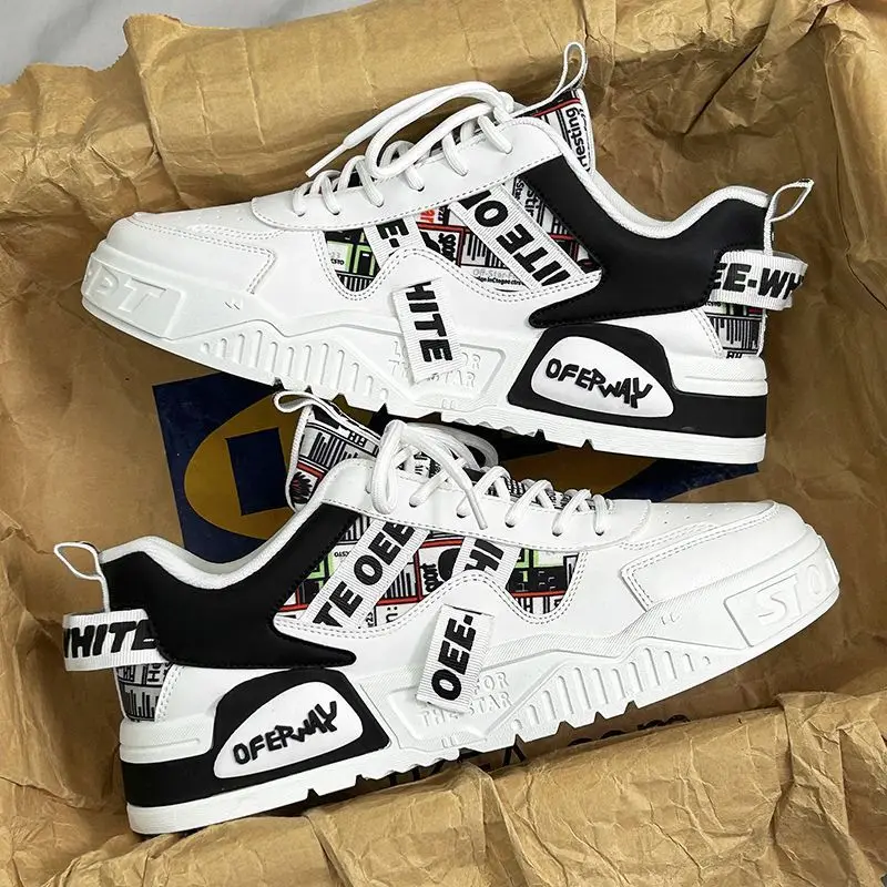 Badminton Shoes - Casual Fashion Leder Sneakers Neue Skateboard