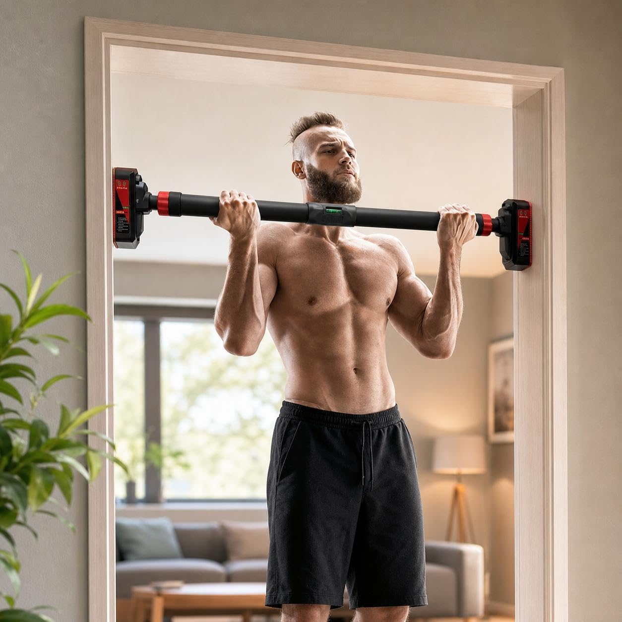 Sports Grip - Klimmzugstange für den Türrahmen, Klimmzugstange mit