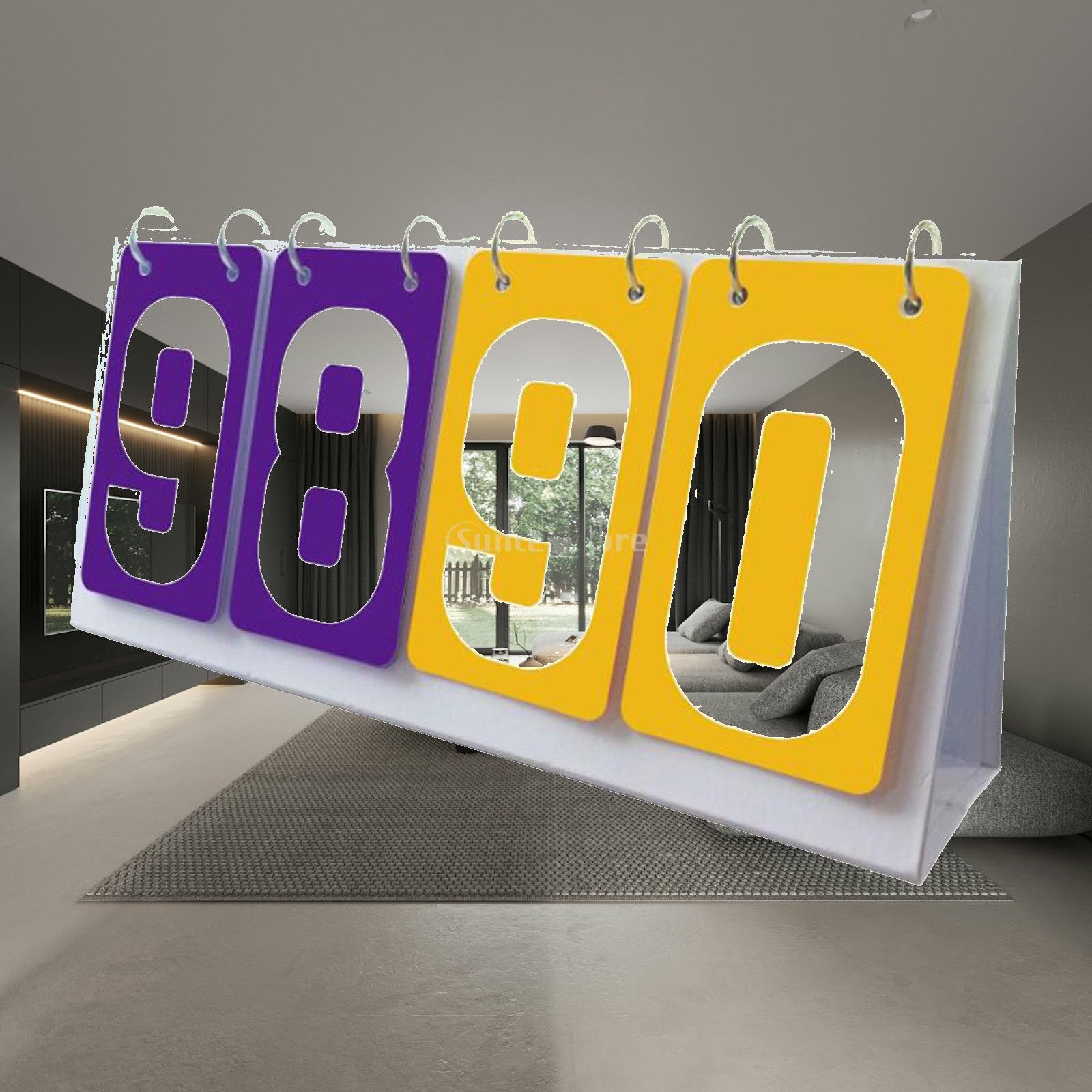 Scoreboard Digital - Tragbares 4-stelliges Anzeigetafel-System für Indoor- und