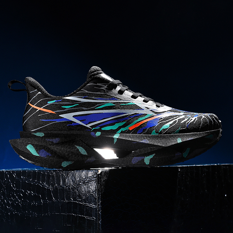Badminton Shoes - Herren Freizeit-Sportschuhe mit Carbonplatte für Marathon-Training,