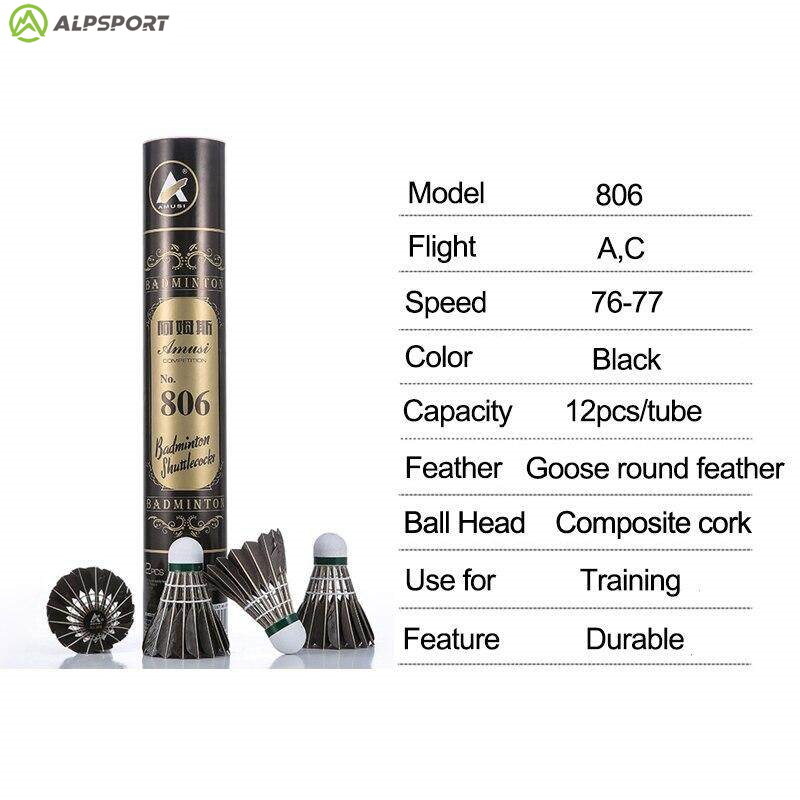 ALP 806 Badminton-Federbälle,  – Feather Shuttlecock Bewertung und Preis