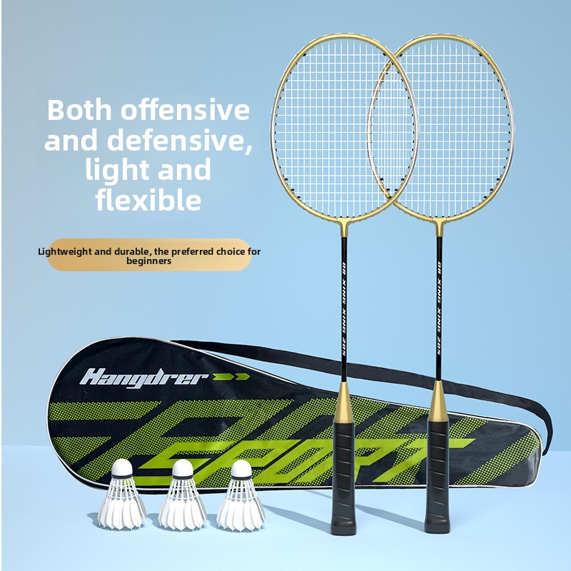 Badminton-Schlägerset aus Eise – Badminton Racket Carbon Bewertung und Preis