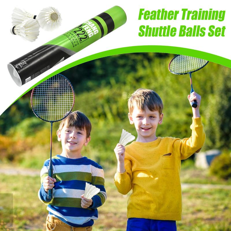 12 Stück langlebige Badminton- – Feather Shuttlecock Bewertung und Preis